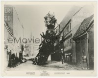 1a1560 REPTILICUS 8x10 still 1962 special effects image of the giant dragon lizard monster in city!