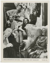 1a1443 TEXAS CHAINSAW MASSACRE candid 8x10.25 still #11 1974 posed portrait of Leatherface & family!