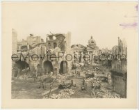1a1567 THINGS TO COME 8x10.25 still 1936 H.G. Wells, far shot of London drestroyed in the next war!
