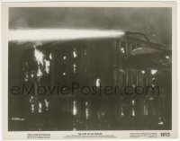 1a1576 WAR OF THE WORLDS 8x10.25 still 1953 special FX image of alien war ship destroying city!