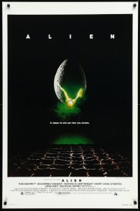 1a2413 ALIEN studio style 1sh 1979 Ridley Scott outer space sci-fi monster classic, cool egg image!