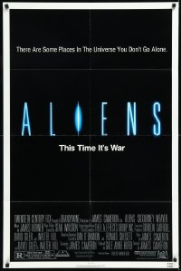 1a1052 ALIENS 1sh 1986 there are some places in the universe you don't go alone, this time it's war!