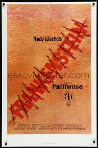 1a1057 ANDY WARHOL'S FRANKENSTEIN 3D 1sh 1974 Paul Morrissey, great image of title in stitches!