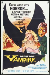 1a1061 ATOM AGE VAMPIRE 1sh 1963 Majano's Seddok, l'erede di Satana, terrifying man turns monster!