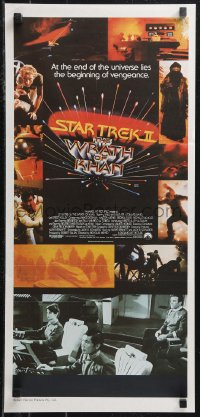 1a0545 STAR TREK II Aust daybill 1982 The Wrath of Khan, Leonard Nimoy, William Shatner