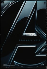 1a2423 AVENGERS teaser DS 1sh 2012 Robert Downey Jr & The Hulk, assemble 2012!