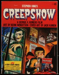 1a0533 CREEPSHOW signed softcover book 1982 by author Stephen King, great Jack Kamen cover art!
