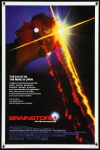 1a1088 BRAINSTORM 1sh 1983 Christopher Walken, wild image of Natalie Wood, the ultimate experience!