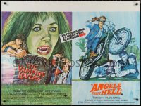 1a2220 VAMPIRE LOVERS/ANGELS FROM HELL British quad 1970 motorcycles & monsters!