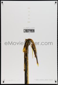 1a2449 CANDYMAN teaser DS 1sh 2021 Jordan Peele, Tony Todd in the title role, dare to say his name!