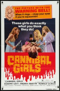1a1093 CANNIBAL GIRLS 1sh 1973 Ivan Reitman Canadian horror comedy, they do exactly what you think!