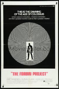 1a1110 COLOSSUS: THE FORBIN PROJECT 1sh 1970 man's greatest invention could be his greatest mistake!