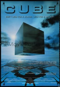 1a2459 CUBE int'l 1sh 1998 Vincenzo Natali, don't look for a reason, look for a way out!