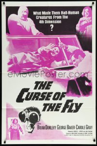 1a1127 CURSE OF THE FLY 1sh 1965 English monster sequel, creatures from the 4th dimension!