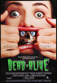1a2466 DEAD ALIVE 1sh 1992 Peter Jackson gore-fest, some things won't stay down!