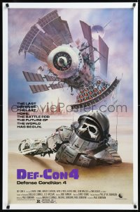 1a2468 DEF-CON 4 1sh 1984 Canadian sci-fi, really cool post-apocalyptic artwork by Rudy Obrero!