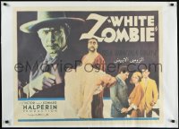 1a2273 WHITE ZOMBIE Egyptian poster R2000s great images of Bela Lugosi from half-sheet!