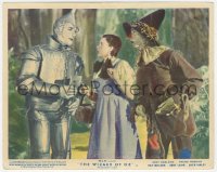 1a1439 WIZARD OF OZ color English FOH LC R1955 Tin Man tells Dorothy & Scarecrow he needs a heart!