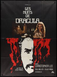 1a0280 COUNT DRACULA French 1p 1971 directed by Jesus Franco, Christoper Lee as the vampire!
