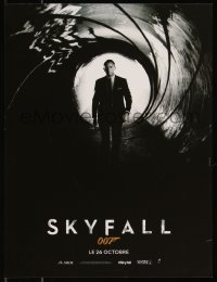 1a1951 SKYFALL teaser French 16x21 2012 Daniel Craig as Bond standing in classic gun barrel!
