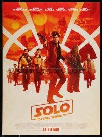 1a1952 SOLO advance French 16x22 2018 A Star Wars Story, Ron Howard, Alden Ehrenreich as young Han!