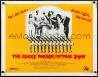 1a2156 ROCKY HORROR PICTURE SHOW 1/2sh 1975 wacky image of 'hero' Tim Curry & cast!