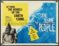1a2160 SLIME PEOPLE 1/2sh 1963 wild cheesy wacky image, they came up from the bowels of the Earth!