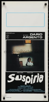 1a1729 SUSPIRIA Italian locandina 1977 classic Dario Argento giallo horror, Harper, white title!