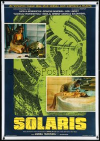 1a0038 SOLARIS linen Italian 26x37 pbusta 1974 Andrei Tarkovsky's original Russian version, rare!