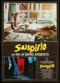 1a2359 SUSPIRIA Italian 27x37 pbusta 1977 classic Dario Argento horror, gruesome gory images!