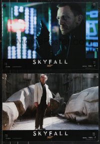 1a1883 SKYFALL set of 5 Italian 16x23 pbustas 2012 Daniel Craig is James Bond, Javier Bardem!