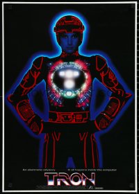 1a2068 TRON Japanese 1982 Bruce Boxleitner in title role in red suit, all English design!