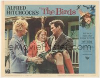 1a0709 BIRDS LC #5 1963 Alfred Hitchcock, great close up of Rod Taylor, Tippi Hedren & injured girl!