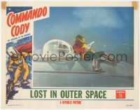 1a0771 COMMANDO CODY chapter 11 LC 1953 great image of guy on top of ship, Lost in Outer Space!