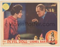 1a0783 DEVIL DOLL LC 1936 Tod Browning directed, Lionel Barrymore will track them down, ultra rare!