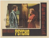 1a0673 PSYCHO LC #6 1960 Alfred Hitchcock, great 2-shot of Anthony Perkins and Janet Leigh!