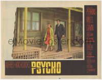 1a0679 PSYCHO LC #8 1960 Alfred Hitchcock classic, Vera Miles & John Gavin search the Bates Motel!