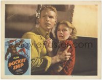 1a0859 ROCKET SHIP LC #6 R1950 Buster Crabbe & Jean Rogers c/u, re-release of 1936's Flash Gordon!