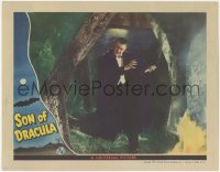 1a0866 SON OF DRACULA LC 1943 great full-length c/u of Lon Chaney Jr. as fearful Count Alucard!