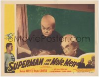 1a0869 SUPERMAN & THE MOLE MEN LC #2 1951 wacky aliens in window, art & image of Reeves in border!
