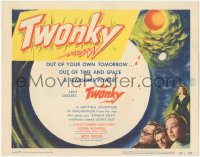 1a0879 TWONKY LC 1953 Arch Oboler directed, Hans Conried, wacky possessed TV sci-fi!