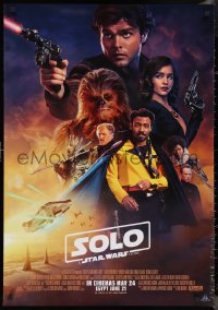 1a2363 SOLO advance Lebanese 2018 A Star Wars Story, Howard, full color style cast montage!