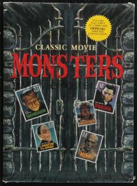 1a0495 CLASSIC MOVIE MONSTERS deluxe stamp kit 1996 w/ full sheet of stamps & 1st day cancellation!