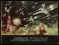 1a0530 STAR WARS English souvenir program book 1977 George Lucas classic, great images & info, rare!