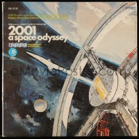1a0588 2001: A SPACE ODYSSEY soundtrack Canadian soundtrack record 1968 Kubrick, Cinerama, McCall art!
