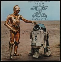 1a0602 STORY OF STAR WARS 33 1/3 RPM record 1977 George Lucas' movie narrated by Roscoe Lee Browne!