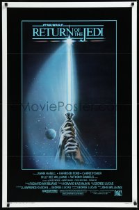 1a2610 RETURN OF THE JEDI int'l 1sh 1983 hands holding lightsaber by Tim Reamer!