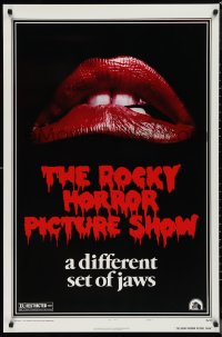 1a2617 ROCKY HORROR PICTURE SHOW 1sh R1980s classic lips, a different set of jaws!