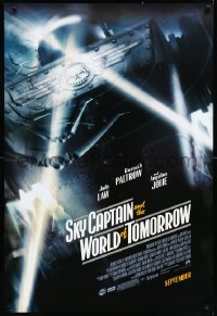 1a2629 SKY CAPTAIN & THE WORLD OF TOMORROW advance DS 1sh 2004 Law, Paltrow, Jolie, September!