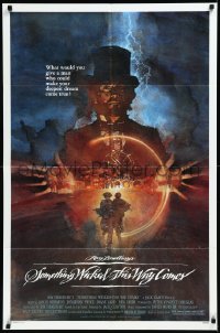 1a1353 SOMETHING WICKED THIS WAY COMES 1sh 1983 Ray Bradbury, Jason Robards, David Grove art!